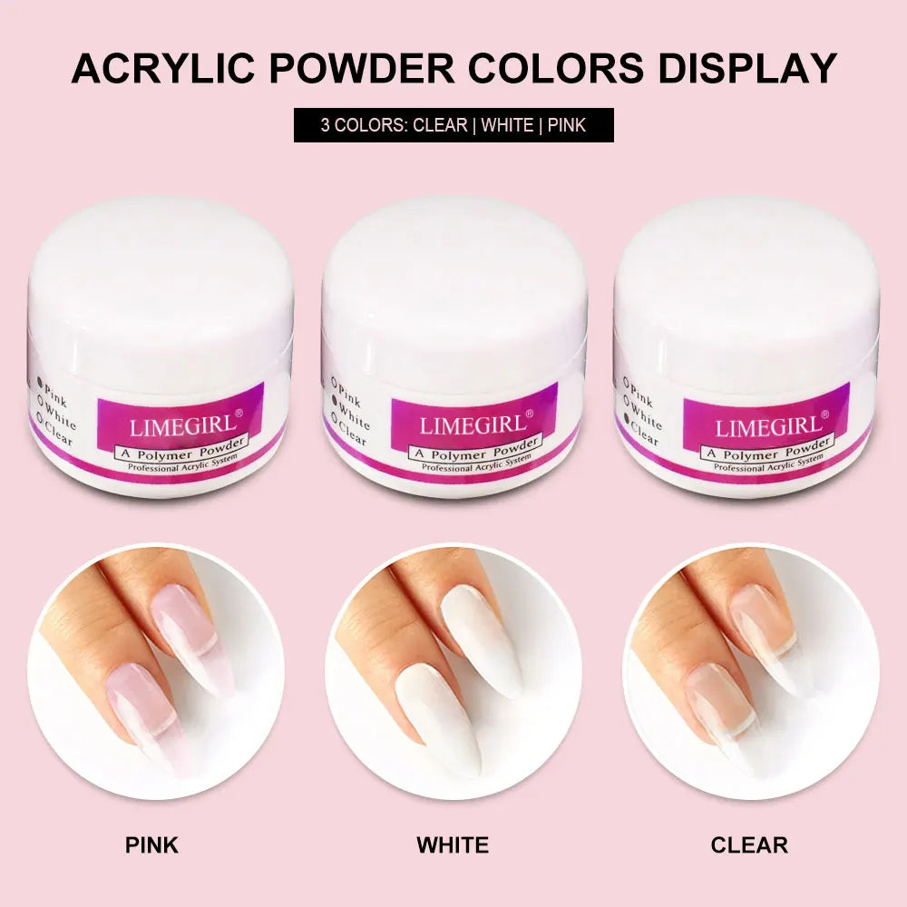 Acrylic Powder and Liquid Monomer Nail Art Kit - Smarsty