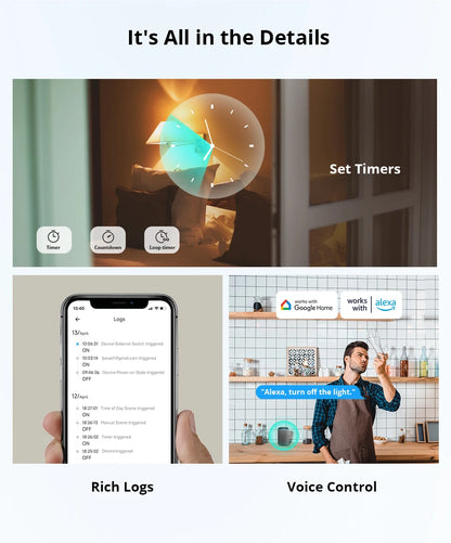 Sonoff Mini R4 WiFi Smart Light Switch Compatible with Alexa - Smarsty