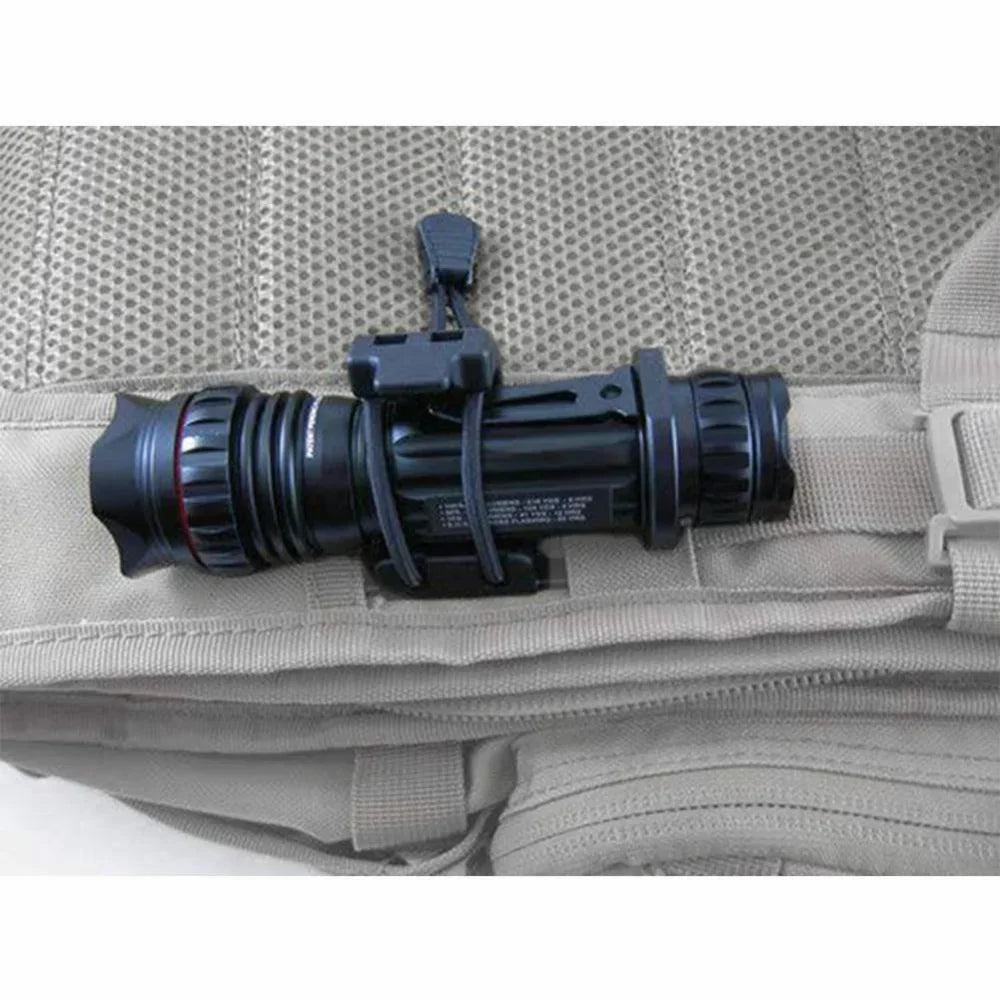 Multifunction Flashlight Clip Molle Hiking Accessories Hanging Buckle Shovel Clamp Axe Clamp Bracket Backpack