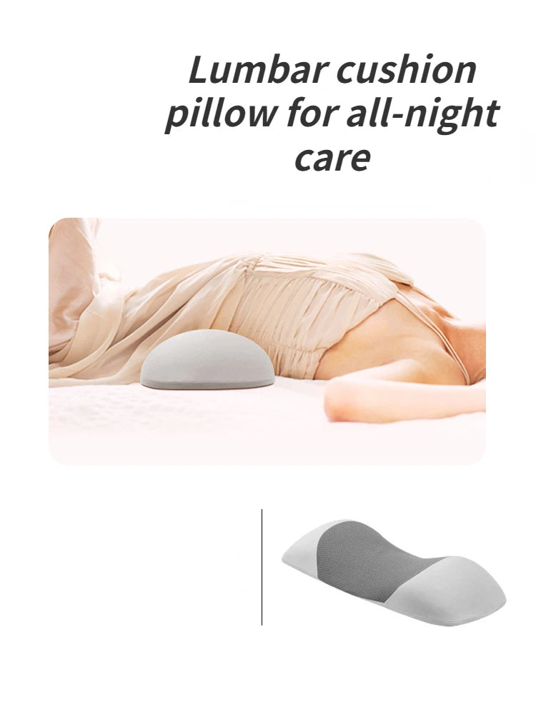 Memory Foam Lumbar Support Pillow for Better Sleep - Smarsty