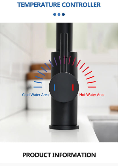DQOK Smart Touch Control Kitchen Faucet with Pull Out Spray - Smarsty