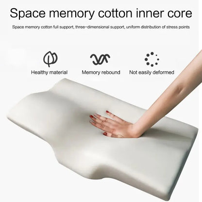 Memory Foam Neck Pillow for Comfortable Sleep - Smarsty
