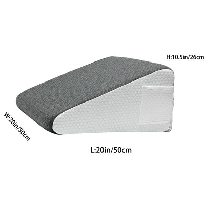 Bed Wedge Pillow for Snoring Relief and Leg Elevation - Smarsty