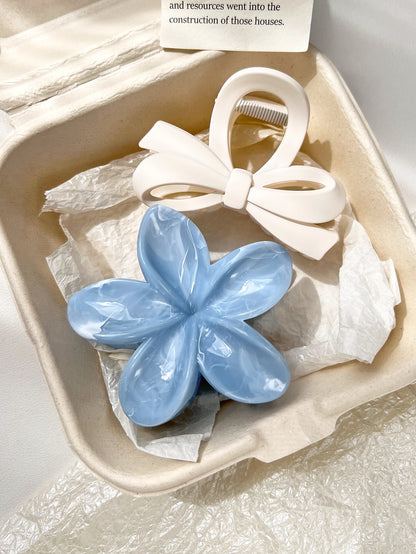 Hawaiian Flower Hair Claw Clips For Thin Hair Lightweight - Smarsty