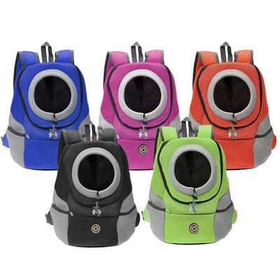 Breathable Double Shoulder Outdoor Dog Carrier Bag - Smarsty