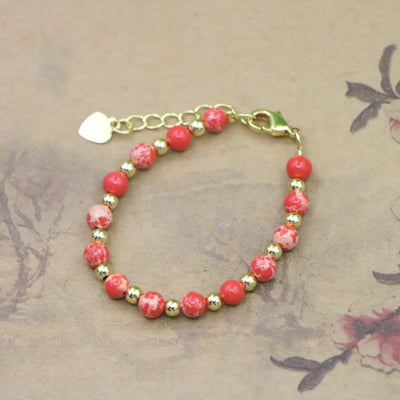 Lovely Natural Stone Bead Bracelet for Girls - Smarsty