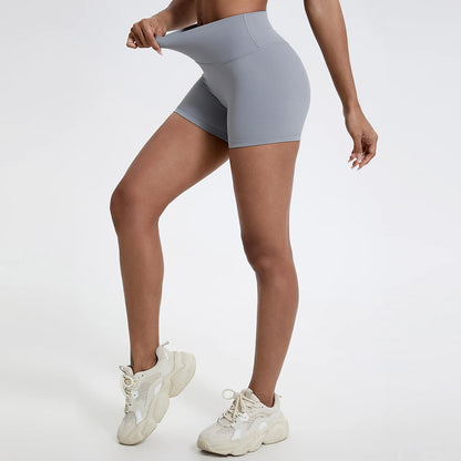 Hearuisavy Running Sports Shorts Women Buttock Lift Gym Leggings Women Cycling Slim Fit Workout Shorts High Waist Yoga Shorts - Smarsty