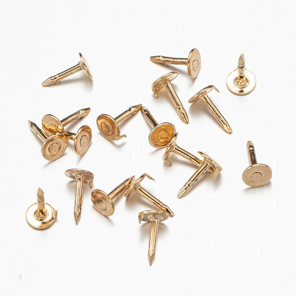 100Pc Metal Locking Pin Backs Secure Brooch Bases Pack - Smarsty