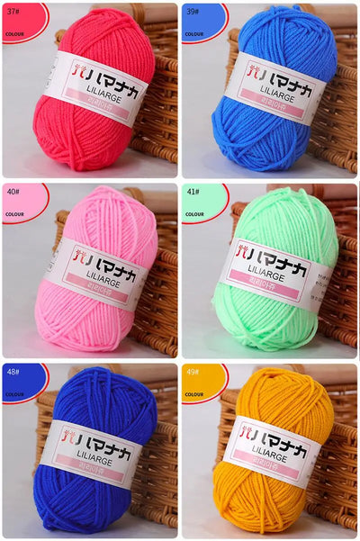 Soft Cotton Knitting Yarn for DIY Baby Sweaters - Smarsty