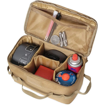 Outdoor Camping Gas Tank Storage Bag Large Capacity Ground Nail Tool Bag Gas Canister Picnic Cookware Utensils Kit Bag - Smarsty