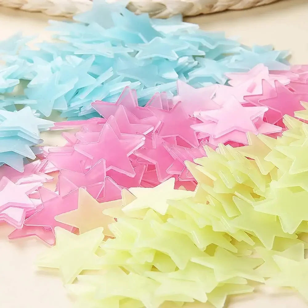 Glow in The Dark Stars Wall Stickers for Kids - Smarsty