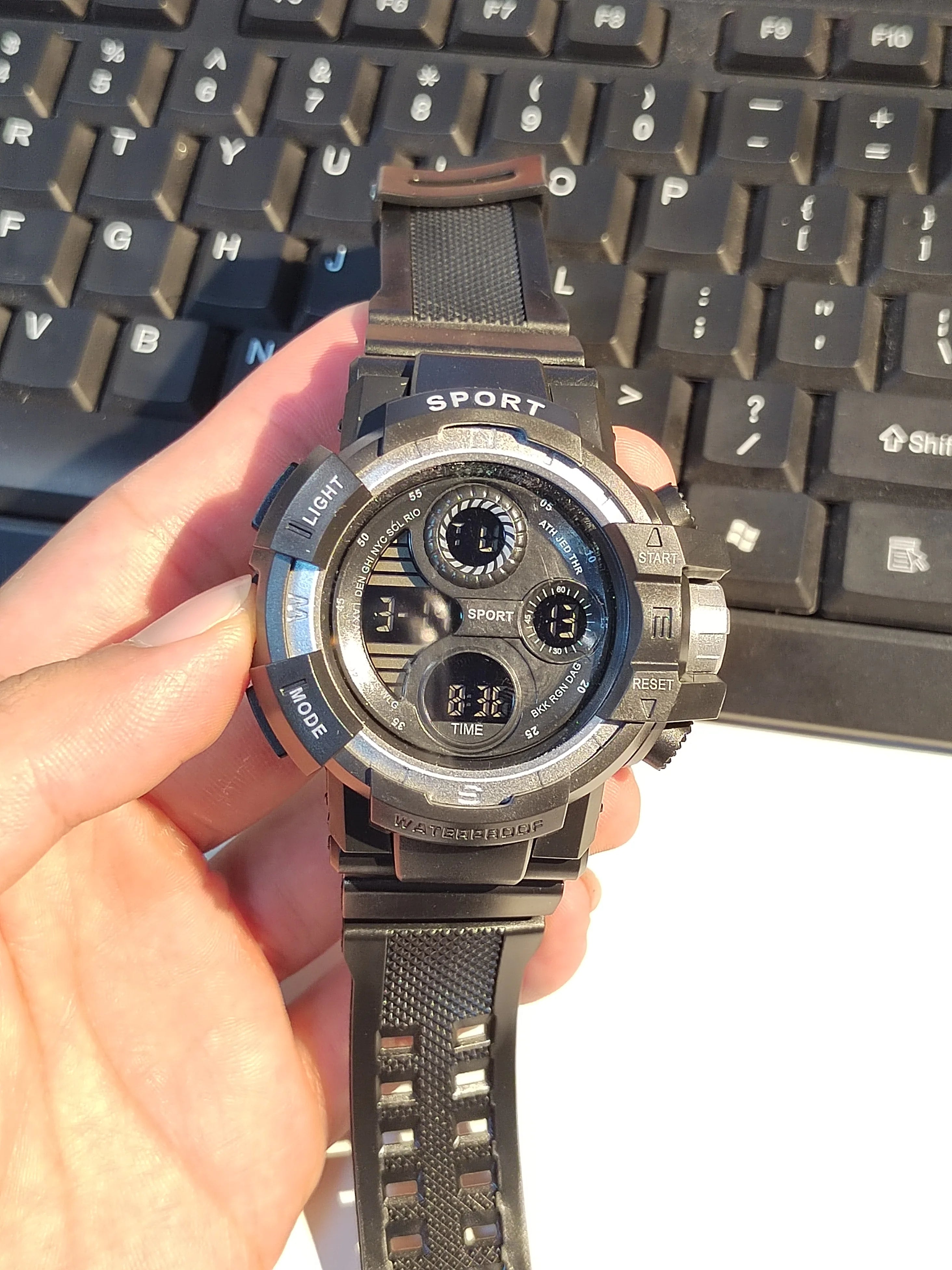 YIKAZE Waterproof Digital Sports Watch for Men - Smarsty