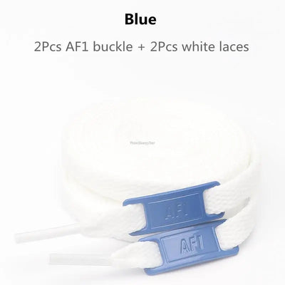 Original AF1 Shoelaces Combination White Flats laces and Shoe Decoration Suit Sneaker Shoelace Air Force one Shoes Accessories - Smarsty