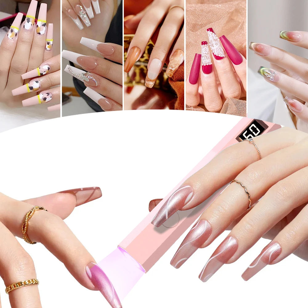 Portable UV LED Nail Dryer Lamp for Quick Curing - Smarsty
