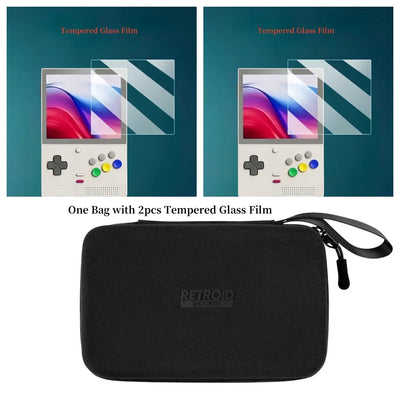 New Offical Retroid Pocket Classic Bag Case Shockproof Handheld Retroid RPC Console Protect Storage Box With Screen Protector