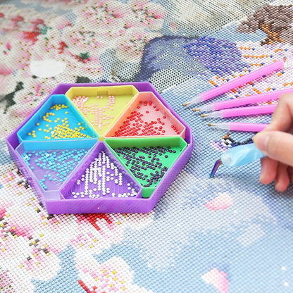 Removable Diamond Painting Storage Containers with 6 Slots - Smarsty
