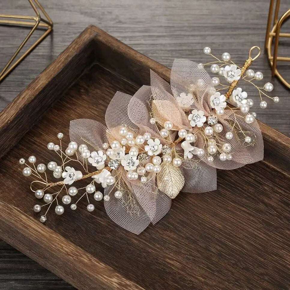 Girls Flower Ribbon Headband For Party Lightweight Soft - Smarsty