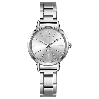 Luxury Women Quartz Wristwatch Set with Hollow Strap - Smarsty