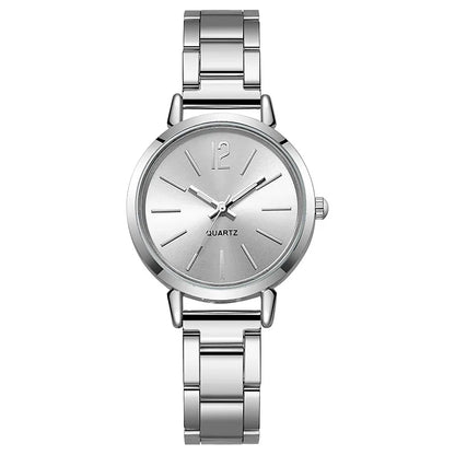 Luxury Women Quartz Wristwatch Set with Hollow Strap - Smarsty
