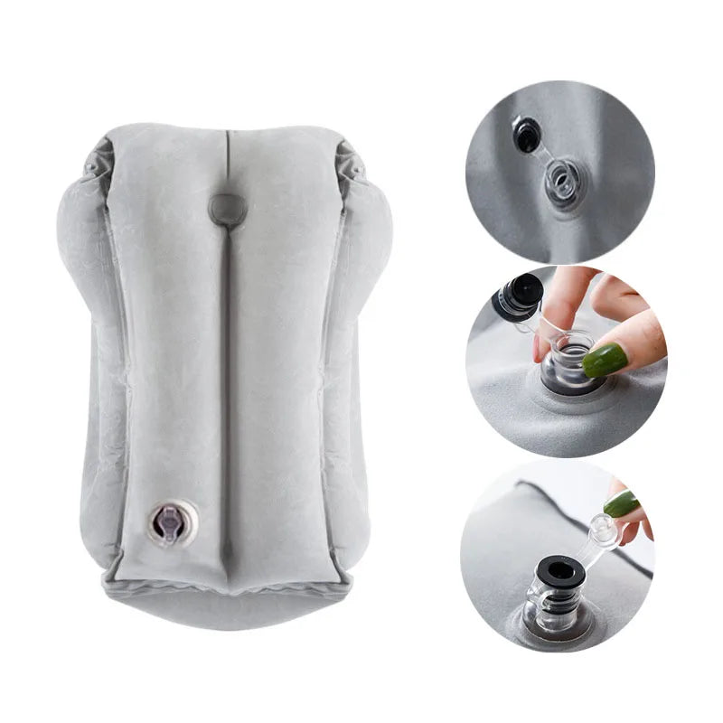 Portable Inflatable Travel Pillow for Ultimate Neck Support - Smarsty
