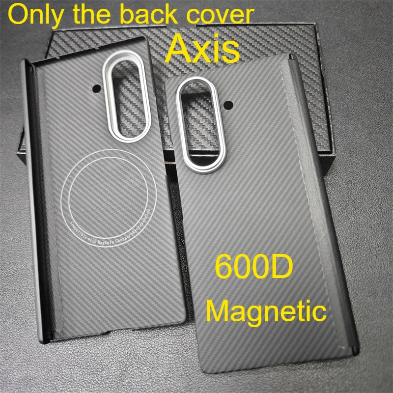Aramid Magnetic Case For Z Fold 7 Carbon Fiber MagSafe - Smarsty