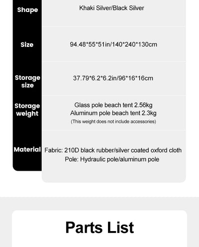 Sonuto Outdoor 3-4P One-Touch Camping Tent Quick Automatic Opening Beach Fishing Tent Family Travel Picnic Park Anti-UV Shade by Smarsty