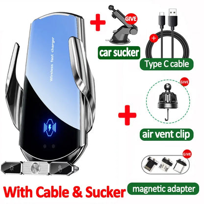 Magnetic Car Mount Wireless Charger Air Vent Holder - Smarsty