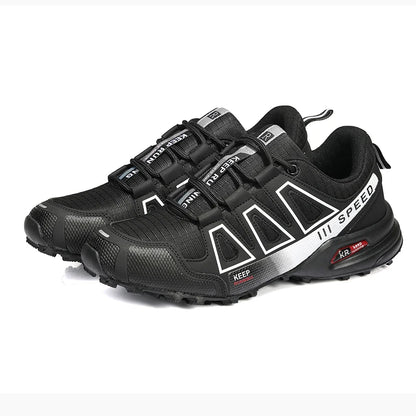 Men's Outdoor Hiking Shoes Off-Road Non-Slip Anti-Collision Breathable High-Quality Men's Boots Lockless Casual Cycling Shoes