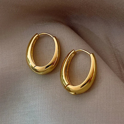 Vintage Metal Drop Earrings for Women - Classic Party Jewelry - Smarsty