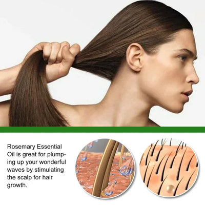 Rosemary Essential Oil for Moisturizing Healthy Hair - Smarsty