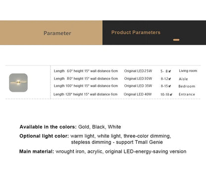 Minimalist LED Wall Lamp for Stylish Indoor Lighting - Smarsty