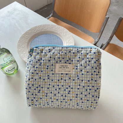 Large Capacity Women's Cosmetic Bags Cases Casual Ladies Small Storage Bag with Zipper Female Travel Clutch Bag Small Handbags - Smarsty