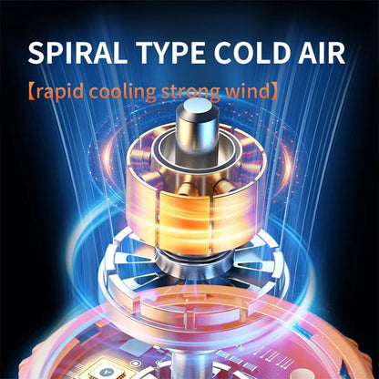 Camping Fan 20000mAh Rechargeable Portable Camping Circulator Fan Wireless Tent Ceiling Fan with LED Light and Hook