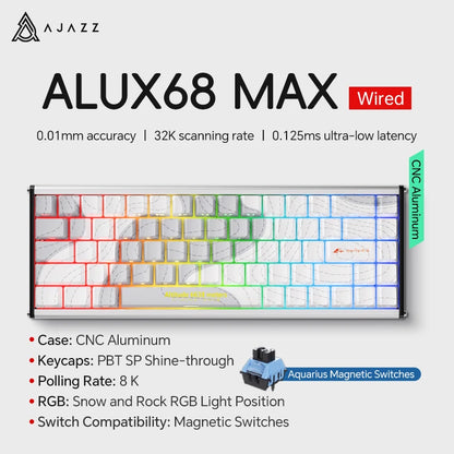 Magnetic Switch 60 Percent Mechanical Keyboard For Gaming