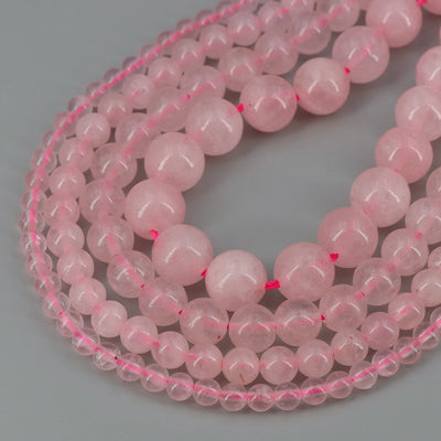 Natural Stone Beads Blue Tiger Eye Crystal Amethyst Rose Quartz Gemstone Bead for Jewelry Making Bracelet Necklace 4/6/8/10MM - Smarsty