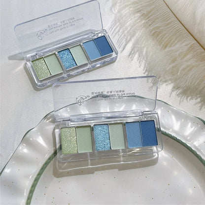 Glitter Eyeshadow Palette Brightening Waterproof Matte Finish - Smarsty