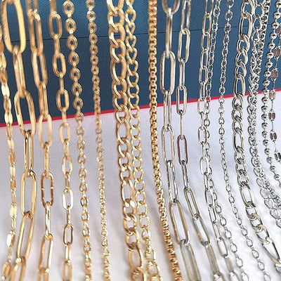 No Fade 2 Meter Stainless Steel Chain For Jewelry Making - Smarsty
