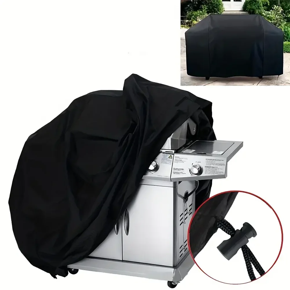 Heavy Duty Waterproof BBQ Grill Cover for Outdoor Protection - Smarsty