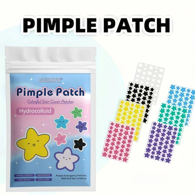 280/1120/1680pcs Seven-Color Star Pimple Patches – Invisible Hydrocolloid Dots for Fun & Gentle Skincare - Smarsty