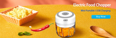 HiPiCok Meat Grinder Electric Garlic Crusher Food Chopper Mini Garlic Press Vegetable Chopper Masher Machine USB Kitchen Gadgets by Smarsty