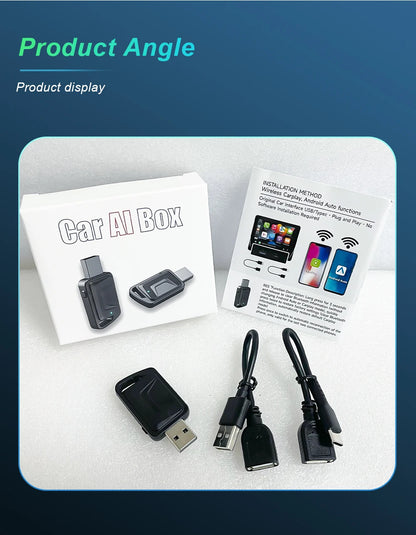 Wireless CarPlay Android Auto Adapter For OEM Car Stereo - Smarsty