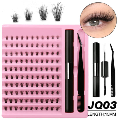 GROINNEYA DIY Lash Extension Kit with Strong Hold Bonds - Smarsty
