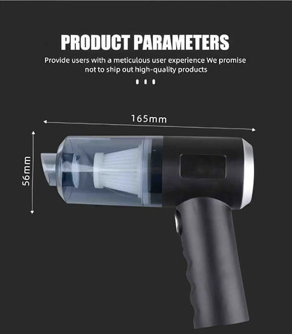 USB Charging Car Vacuum Cleaner High Power Auto Cleaning - Smarsty