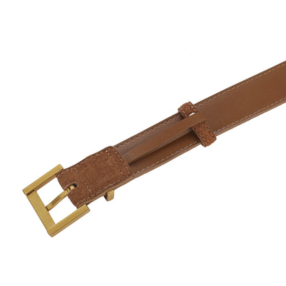 Luxury Double Genuine Leather Belt for Women - Smarsty