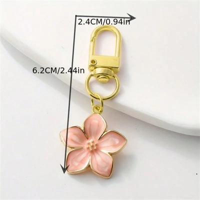 White Pear Blossom Keychain Cute Accessories Keychain Couple Matching  Keyrings Pendant Wholesale Items For Boutique - Smarsty