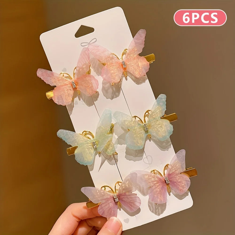 Cute Butterfly Hairpins for Girls with No-Hurt Design - Smarsty