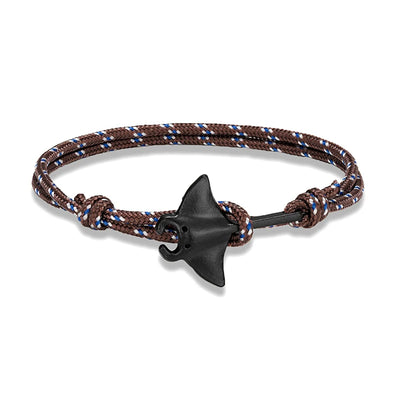 Adjustable Ocean Animals Manta Ray Paracord Bracelet - Smarsty