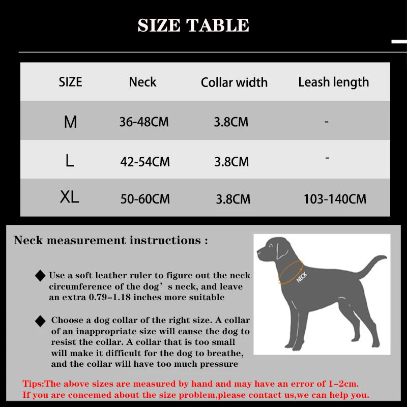 Durable Reflective Nylon Dog Collar and Leash Set - Smarsty