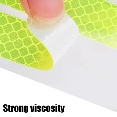 80-10PCS Helmet Safety Warning Reflective Stickers Strip Waterproof High Visibility Reflector Tape For Night Riding Walking Car by Smarsty