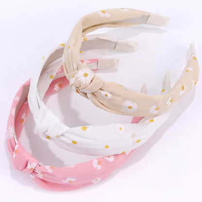 3 Pack Daisy Headbands For Girls Soft Comfortable Gift - Smarsty